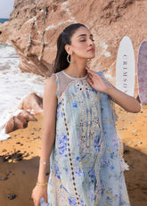 Flow by Crimson '25 | Who’s That Girl - D3 B | 3PC Embroidered Lawn Suit